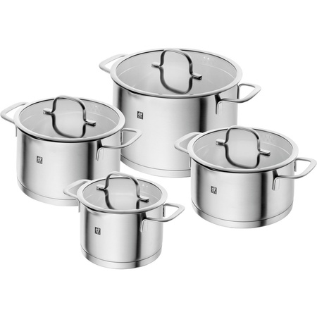 ZWILLING TRUEFLOW Zestaw 4 garnków