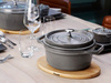 STAUB LA COCOTTE Garnek żeliwny okrągły 2.6 ltr, grafitowy