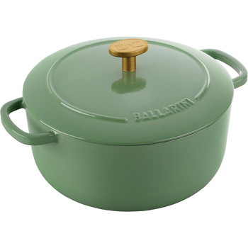BALLARINI BELLAMONTE Garnek żeliwny okrągły 2.6 ltr, zielony
