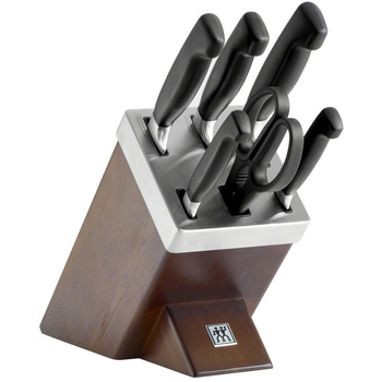 ZWILLING FOUR STAR Zestaw 5 noży w bloku samoostrzącym