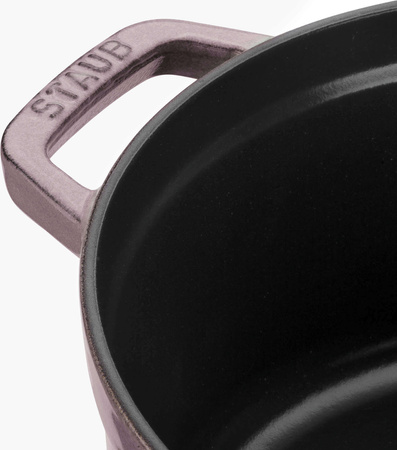 STAUB LA COCOTTE Garnek żeliwny okrągły 2.2 ltr, kwiat wiśni